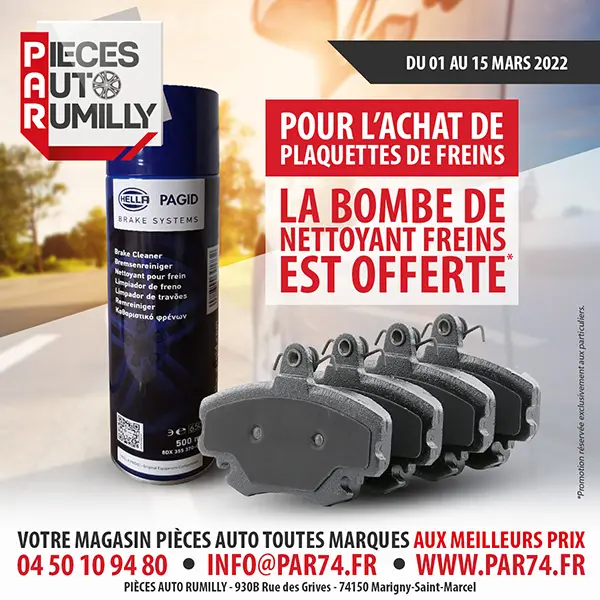 Promo plaquettes de frein - Pièces Auto Rumilly